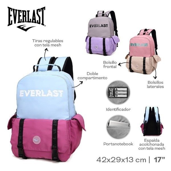 Producto - MOCHILA PORTANOTEBOOK EVERLAST 22689