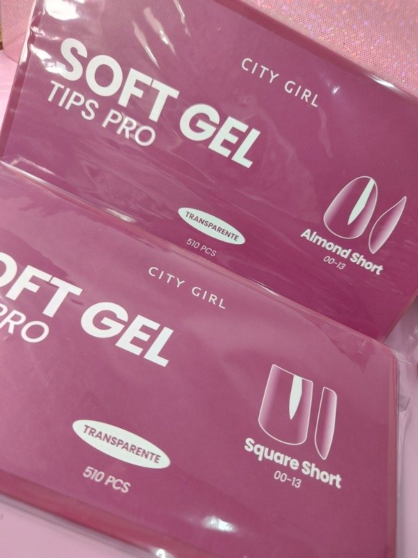 Producto - Tips Soft Gel PRO CORTOS CITY GIRL