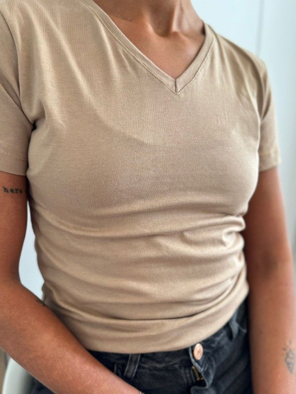 Producto - Mangas Cortas V Beige