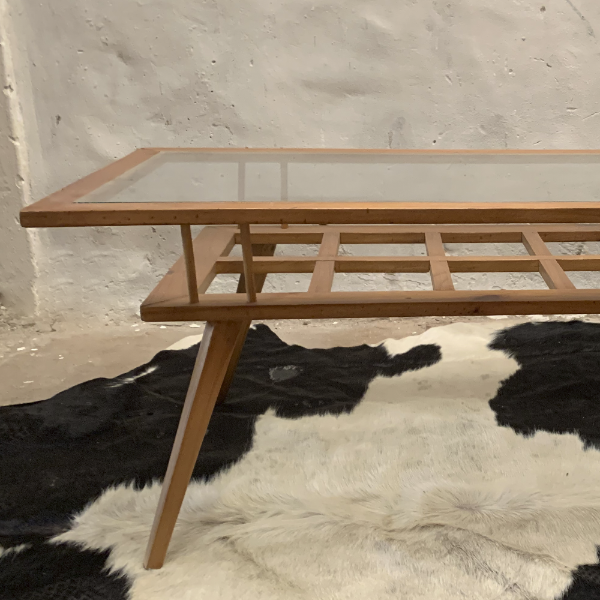 Producto - Mesa ratona escandinava con vidrio