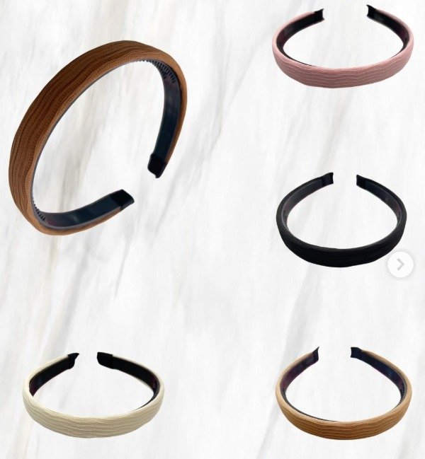 Producto - Vincha Grande Tela Rayas pack x12u