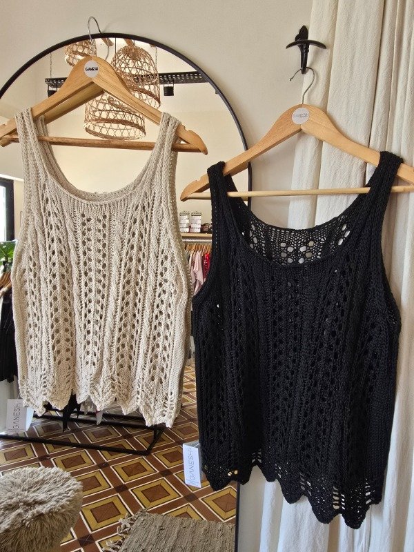 Producto - MUSCULOSA TEJIDA RENATA