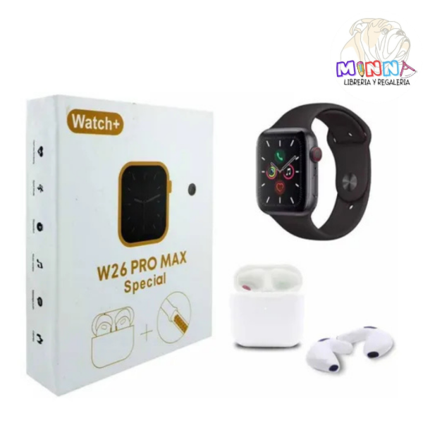 Producto - Reloj w26 pro max con auriculares