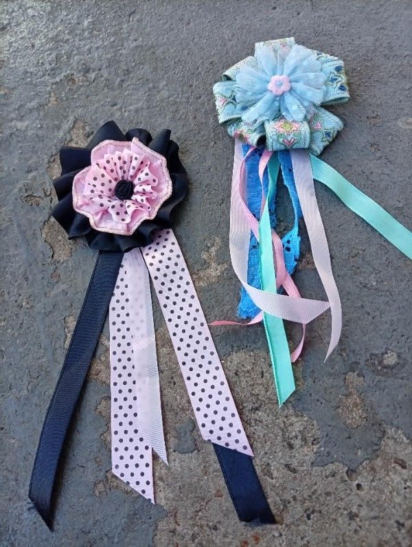 Producto - Cocardas brillo y polka