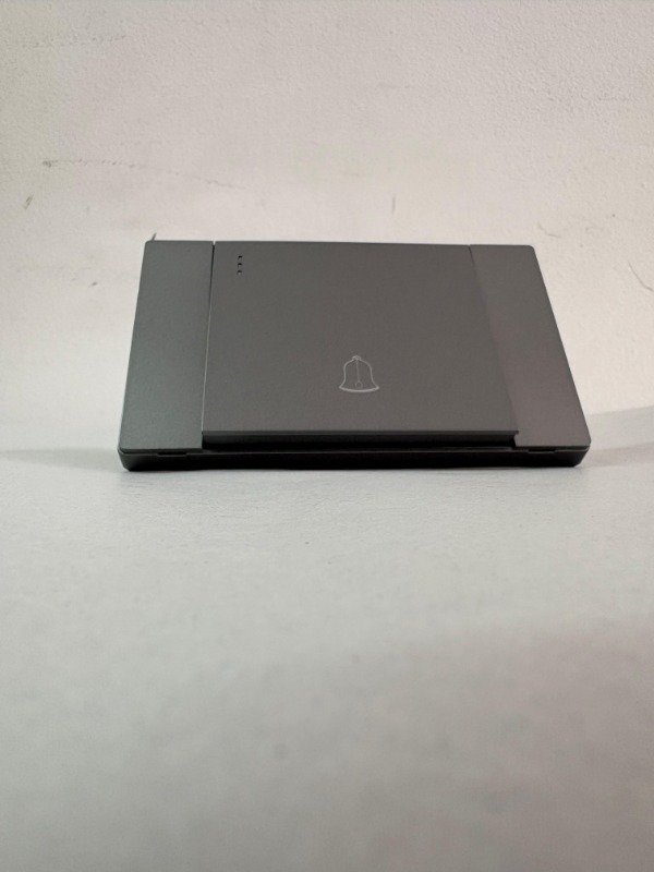 Producto - Pulsador de Timbre en Color Negro  Tecla con Indicador Luminoso