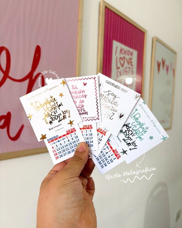 Producto - Calendarios 2026