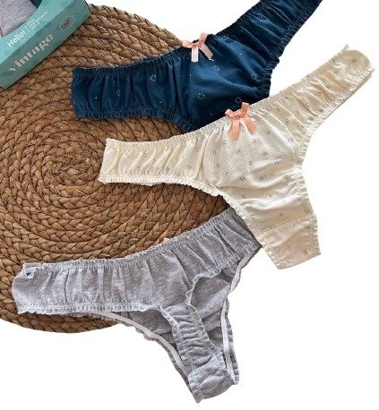 Producto - PACK X 3 COLALESS FRUNCIDA VINTAGE