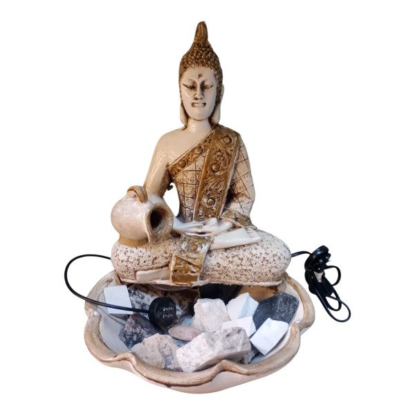 Producto - FUENTE DE AGUA CERAMICA BUDA 40CM