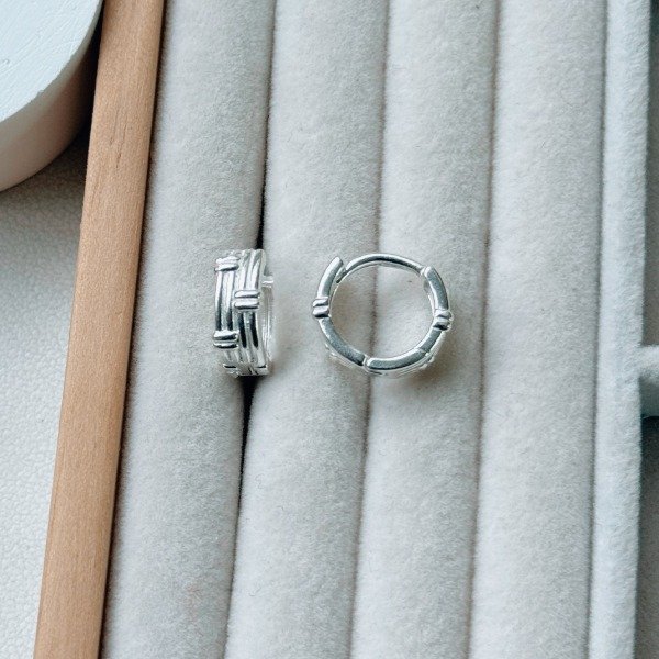 Producto - Aros Argolla Mikea Laminado Plata 925 - 1