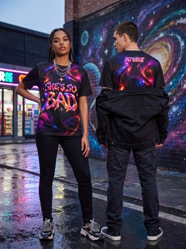 Producto - REMERA ATEEZ - Cosmic Bad - 1