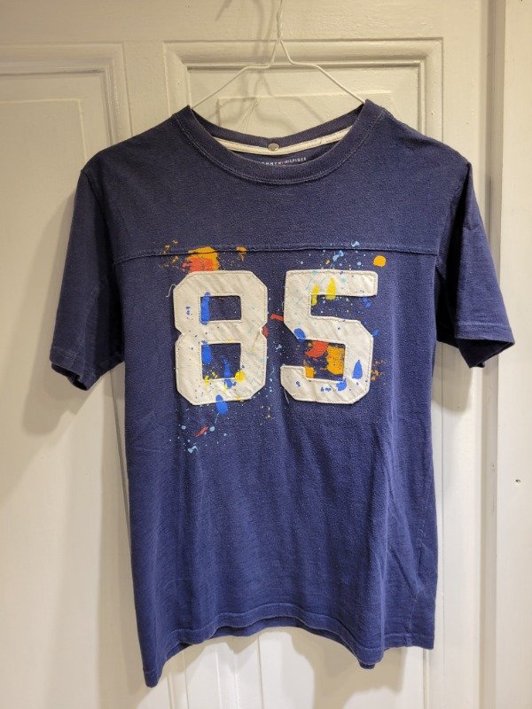 Producto - Remera TOMMY HILFIGER azul logo 85 Talle 12/14 años - PRECIO: 12X