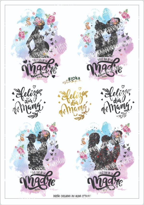 Producto - Termotransferible  20x29cm Dia de la Madre #2