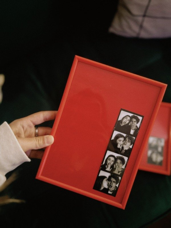 Producto - Cuadro rojo strip 21x15cm