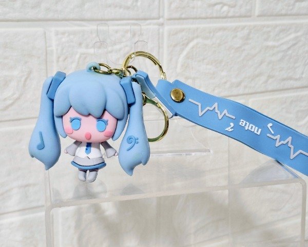 Producto - Llavero Miku Hatsune chibi -goma 3D