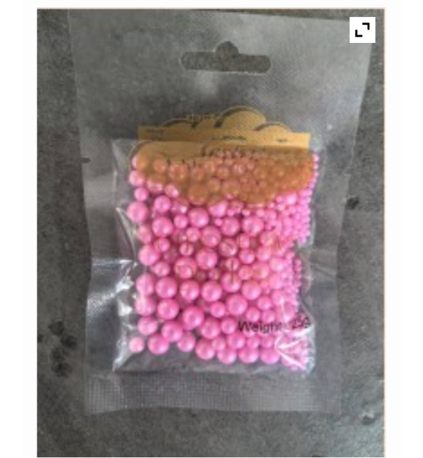 Producto - Perlas comestible mix fucsia