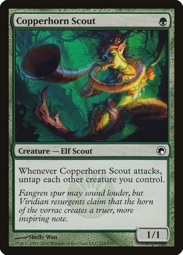 Producto - Copperhorn Scout  Scars of Mirrodin