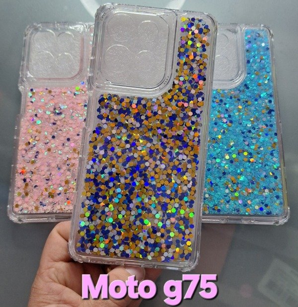 Producto - Fundas glitter 360. Moto g75