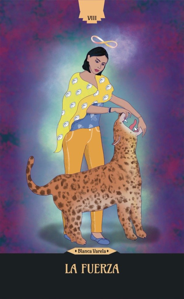 Producto - REMERA LA FUERZA - TAROT DE LAS POETAS - 1