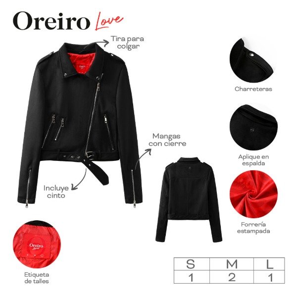 Producto - 17577 - Campera Biker Oreiro Ex