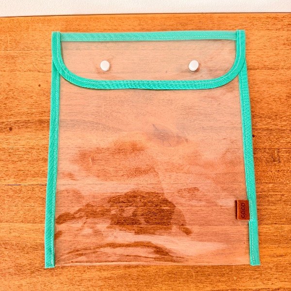 Producto - SOBRE CRISTAL para hojas de carpeta Nro 3 (Verde Atlantis)