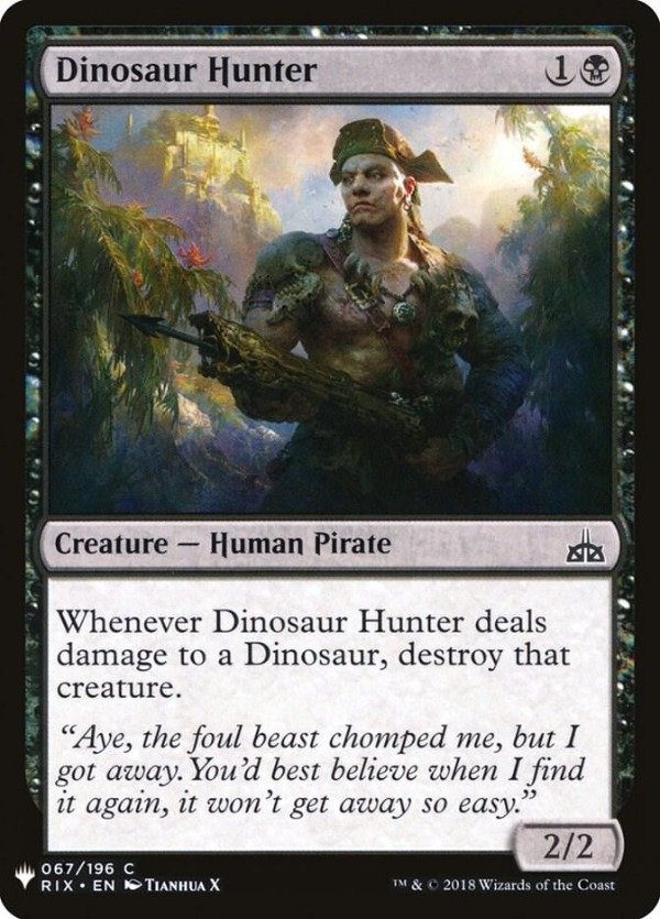 Producto - Dinosaur Hunter  The List