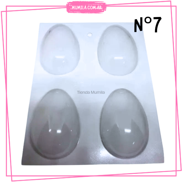 Producto - Molde Placa Huevo Pascua 7cm - Molde N7