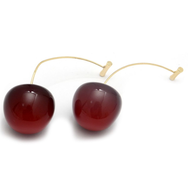 Producto - aros Cherry Baby (dorado)