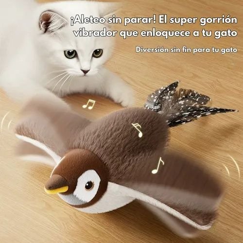 Producto - JUGUETE PÁJARO INTERACTIVO CON CARGA USB