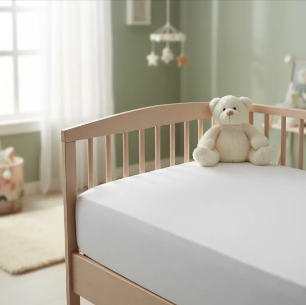 Producto - Sabana ajustable blancas para Cuna Funcional