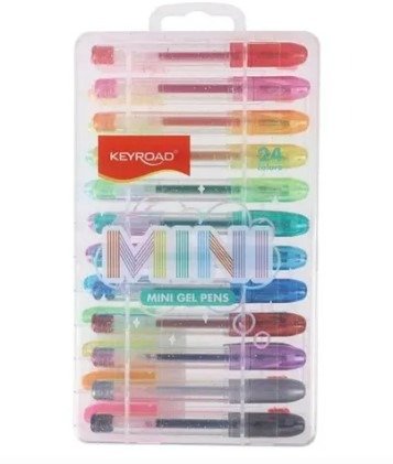Producto - Set De Lapiceras Boligrafo Keyroad Roller Gel X24 Mini