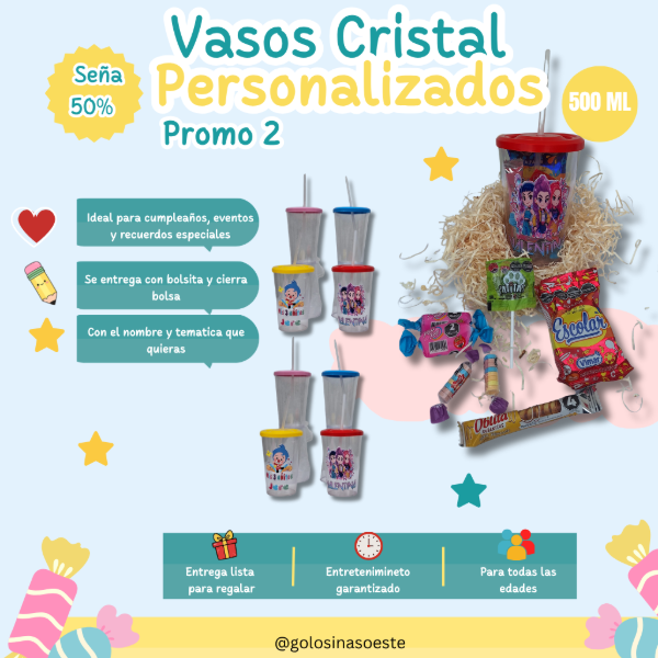 Producto - Vaso Cristal con golo Promo 2