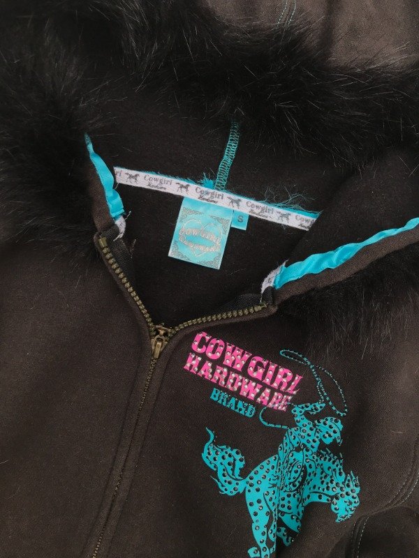 Producto - Fur graphic zip COWBOY GIRL - 2