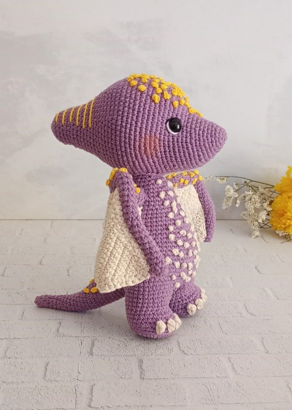 Producto - Gregorio Pterodáctilo - Guía de tejido - 1