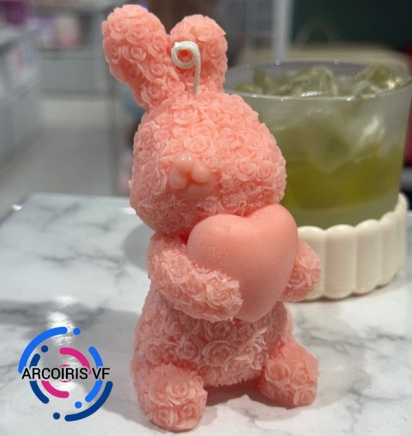 Producto - Molde conejo corazón 11cm
