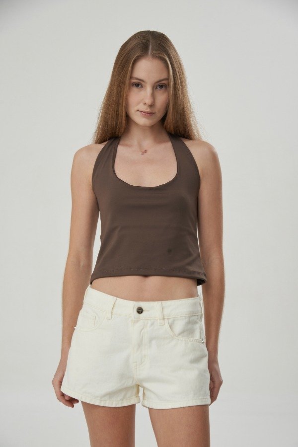 Producto - SHORT JEAN ALMA MID RISE NATURAL - 1