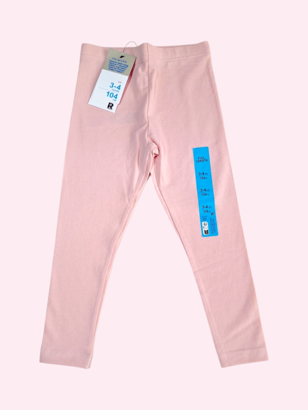 Producto - Calza algodón color rosa claro Primark 3/4 años NUEVO