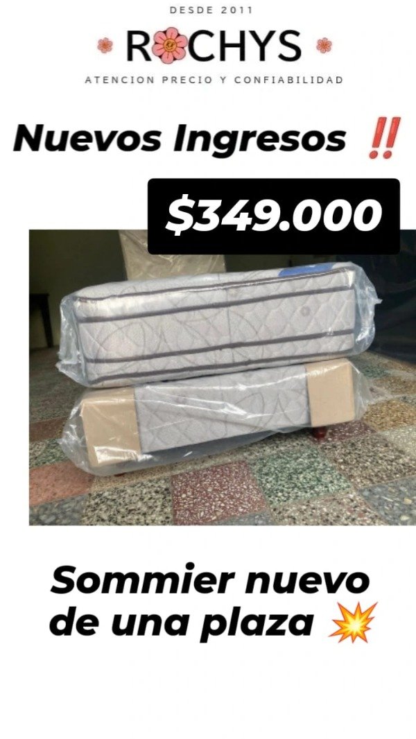 Producto - SOMMIER UNA PLAZA