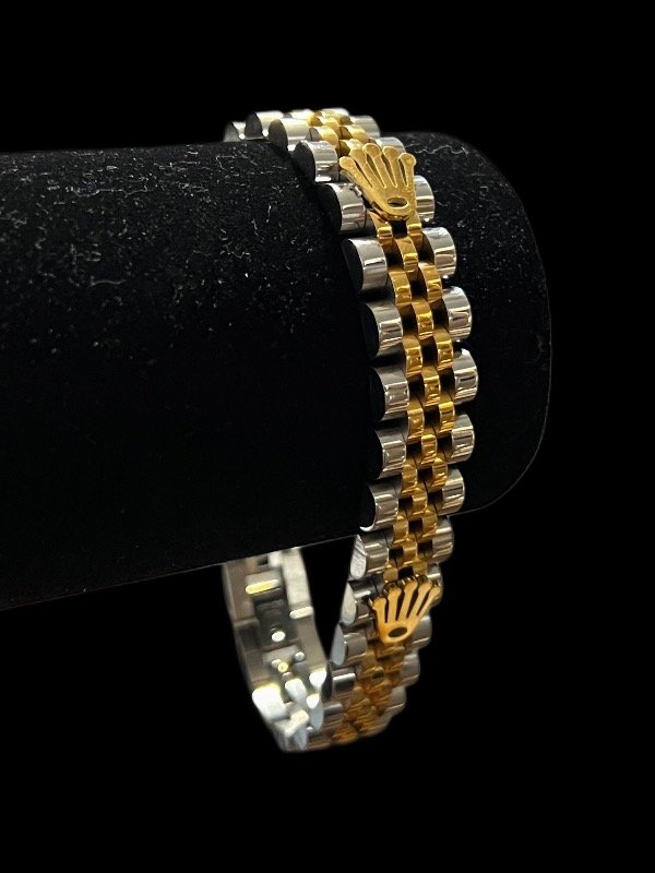 Producto - PULSERA ROLEX JUBILEE PLATA Y ORO (logo)