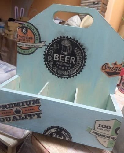 Producto - porta botella estilo vintage