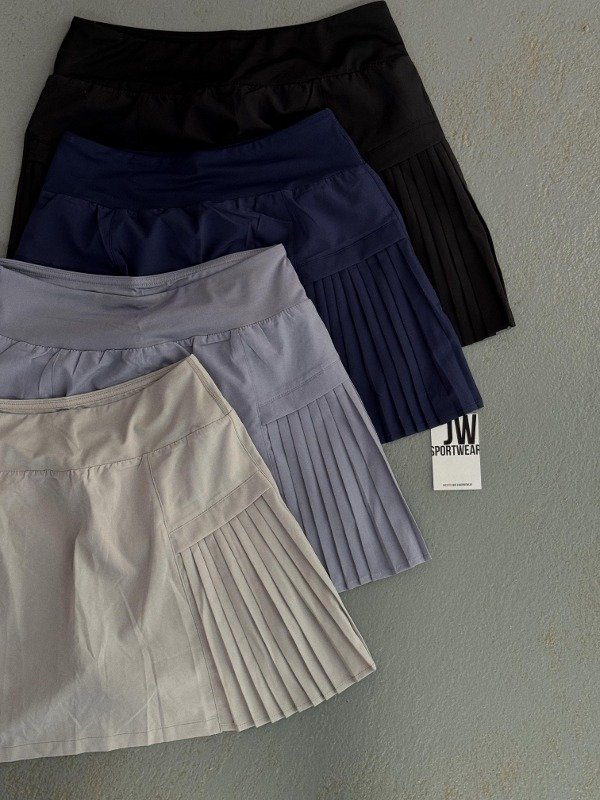 Producto - POLLERA SHORT ALMENDRA