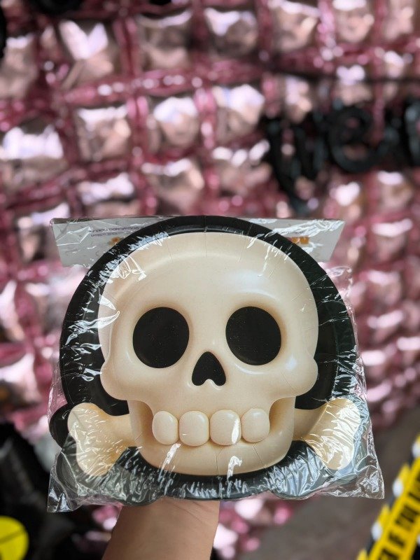 Producto - PLATO ESQUELETO 3D HALLOWEEN X8U