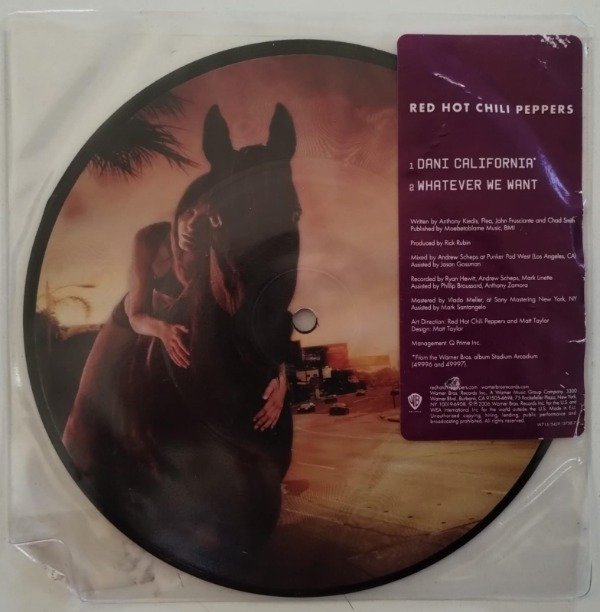 Producto - RED HOT CHILI PEPPERS Dani California PICTURE DISC 7 UK 2006