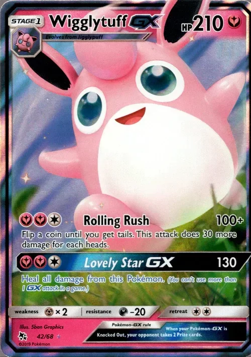 Producto - Wigglytuff GX - 42/68 - Hidden Fates - Holo