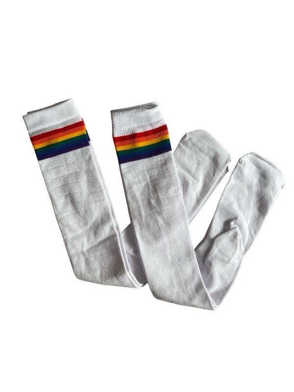 Producto - Bucanera blanca líneas de colores