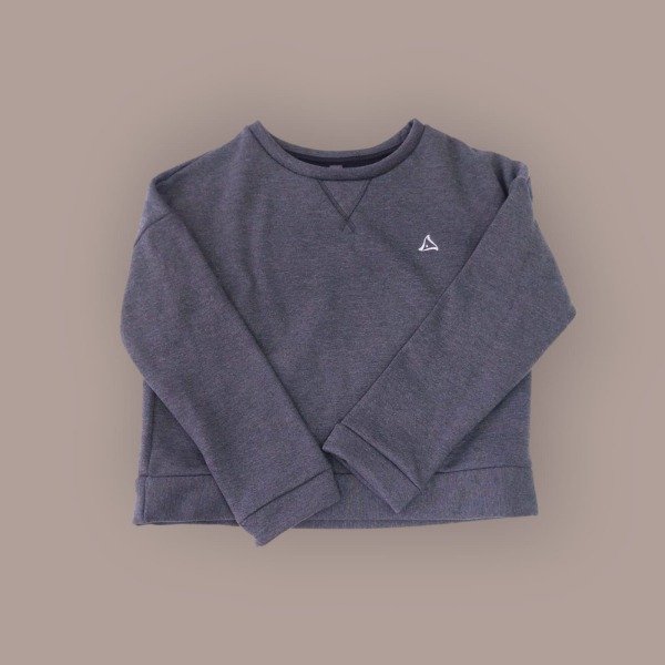 Producto - Buzo gris oscuro con friza