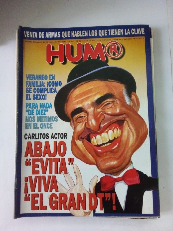 Producto - Humor #497 Abajo Evita viva El gran DT - Febrero 1997 - Itkin Wargon