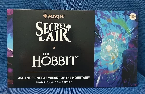 Producto - Secret Lair x The Hobbit: Arcane Signet as "Heart of the Mountain" Foil Edition