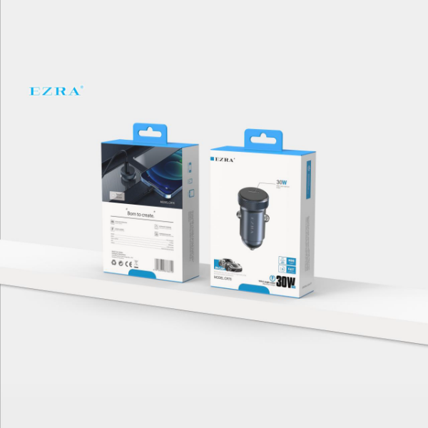 Producto - Adaptador de Auto de Carga Rapida de 30W TPC CR70.