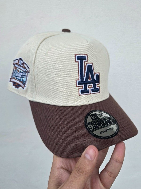 Producto - Los Angeles Dodgers Cream 40th Anniversary New Era 9FORTY Adjustable A-Frame