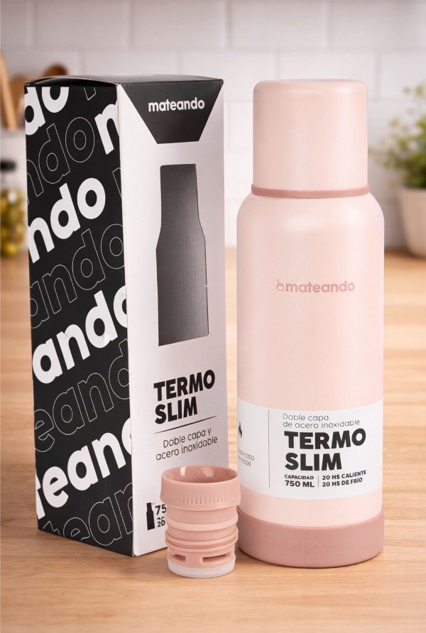 Producto - TERMO MATEANDO SLIM 750 ML. - ROSA